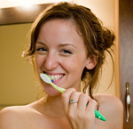 Brushing your teeth